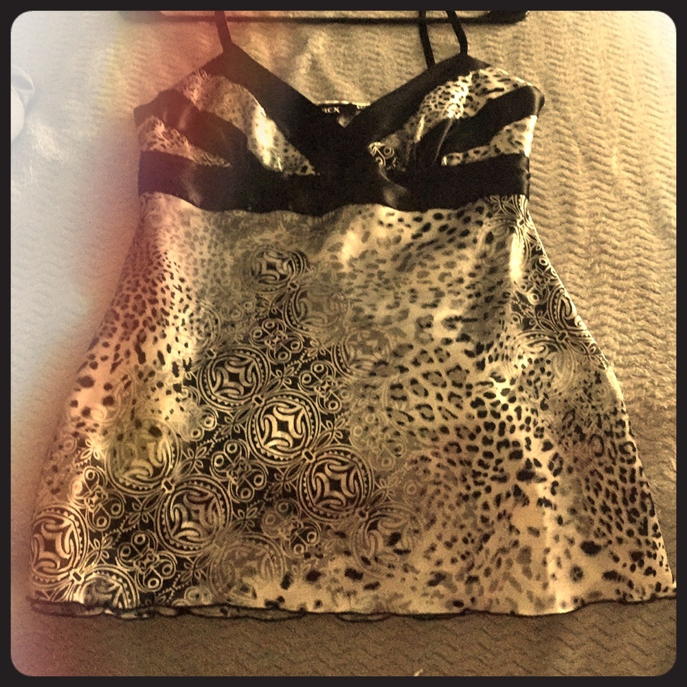Leopard Print Silky Camisole